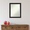 Beveled Bathroom Wall Mirror, Furniture Espresso Narrow Frame